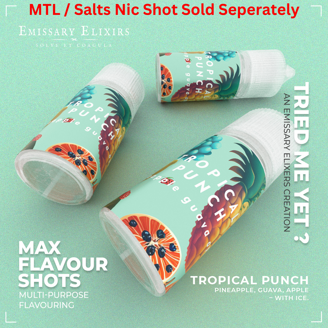Emissary Elixirs - Tropical Punch MTL / Salts Shot 30ml
