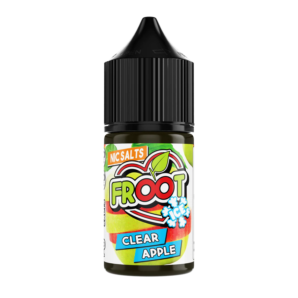 Vapology - Clear Apple Froot Ice Salts 30ml
